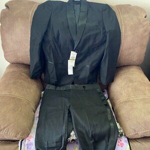 $160 NWT Boys Black Tuxedo Set Jacket/Pants Size 14